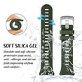 thumbnail image 5 of Watbro Compatible Con Garmin Forerunner 45S Band Correa De Repuesto Deportiva De Silicona Suave Correa De Fitness Pulsera Para Reloj Inteligente Garmin Forerunner 45S, 5 of 5