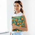 thumbnail image 6 of FORMRS 3 Ring Binder 1.5 inch with Pockets Set of 2 Clip Board 200 Sheets Capacity, Orange Tree Pattern, 6 of 8