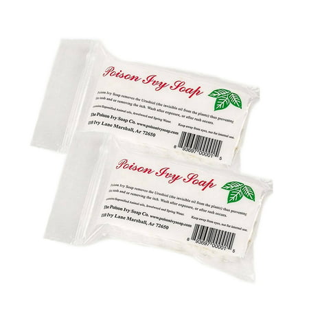 Stop the Itch with Poison Ivy Soap – All Natural Relief from Poison Ivy, Poison Oak, or Sumac, Safe for the Entire Family – Jewelweed Neutralizes Itching, Irritation, & Removes Urushiol – 2 (Best Way To Stop Poison Ivy From Spreading)