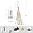 thumbnail image 5 of LED String Firework Lights, Remote Control, Battery Operated Hanging Starburst Lights with 180 LED, IP65 Waterproof, Decorative Copper Wire Lights for Parties, 5 of 9