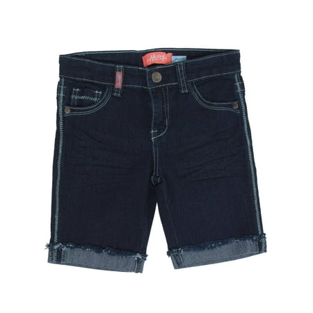 8H043(B) - Girls Stretch 5 Pockets Premium Bermuda Shorts