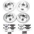 thumbnail image 3 of PowerStop Front and Rear Z26 Street Warrior Carbon-Fiber Ceramic Brake Pad and Drilled and Slotted Rotor Kit Fits: BMW Select Models K7025-26, 3 of 9