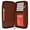 Red, variant on Genuine Leather Checkbook Cover Zippered Credit Card ID Holder Wallet 653 CF
