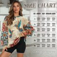 thumbnail image 6 of Xoenoiee Boho Mandala Hummingbird Print Women Pullover Sweatshirt Long Sleeve Jacket Oversized Sweatshirts Warm Fuzzy Sweaters Outerwear with Side Pockets, Size L, 6 of 7