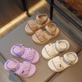 thumbnail image 4 of Zanarzt Kids Sandals Toddler Buckle Sandals Open Toe Summer Water Sandal with Adjustable Strap for Girls Purple,US 12, 4 of 7
