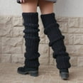 thumbnail image 4 of Knitted Leg Warmers for Women and Girls, Calf Cuffs In Braid Pattern for Indoor/Outdoor, Thick Boot Covers Foot Warming Covers, 4 of 5