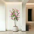 thumbnail image 6 of Tzou 4.9ft Artificial Bougainvillea Tree – Realistic Blooming Faux Plant with Flowers for Indoor & Outdoor Decor, 6 of 6