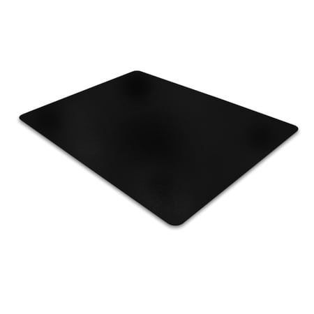Advantagemat® Black Vinyl Rectangular Chair Mat for Carpets - 29.5 x 47