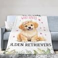 thumbnail image 3 of Golden Retriever Lover Blanket Gift Cute Dog Throw Blanket Cozy Soft Home Decor Gift for Women Girls Golden Retriever Mom Pet Lovers 50x40, 3 of 6