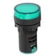 thumbnail image 2 of Luz de señal 22mm Lámpara de señal verde Chip LED de alto brillo Luz indicadora de señal de larga vida útil DC24V, 2 of 8
