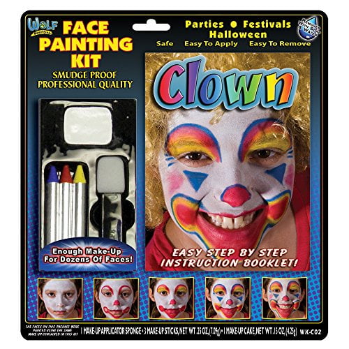 happy clown faces makeup
