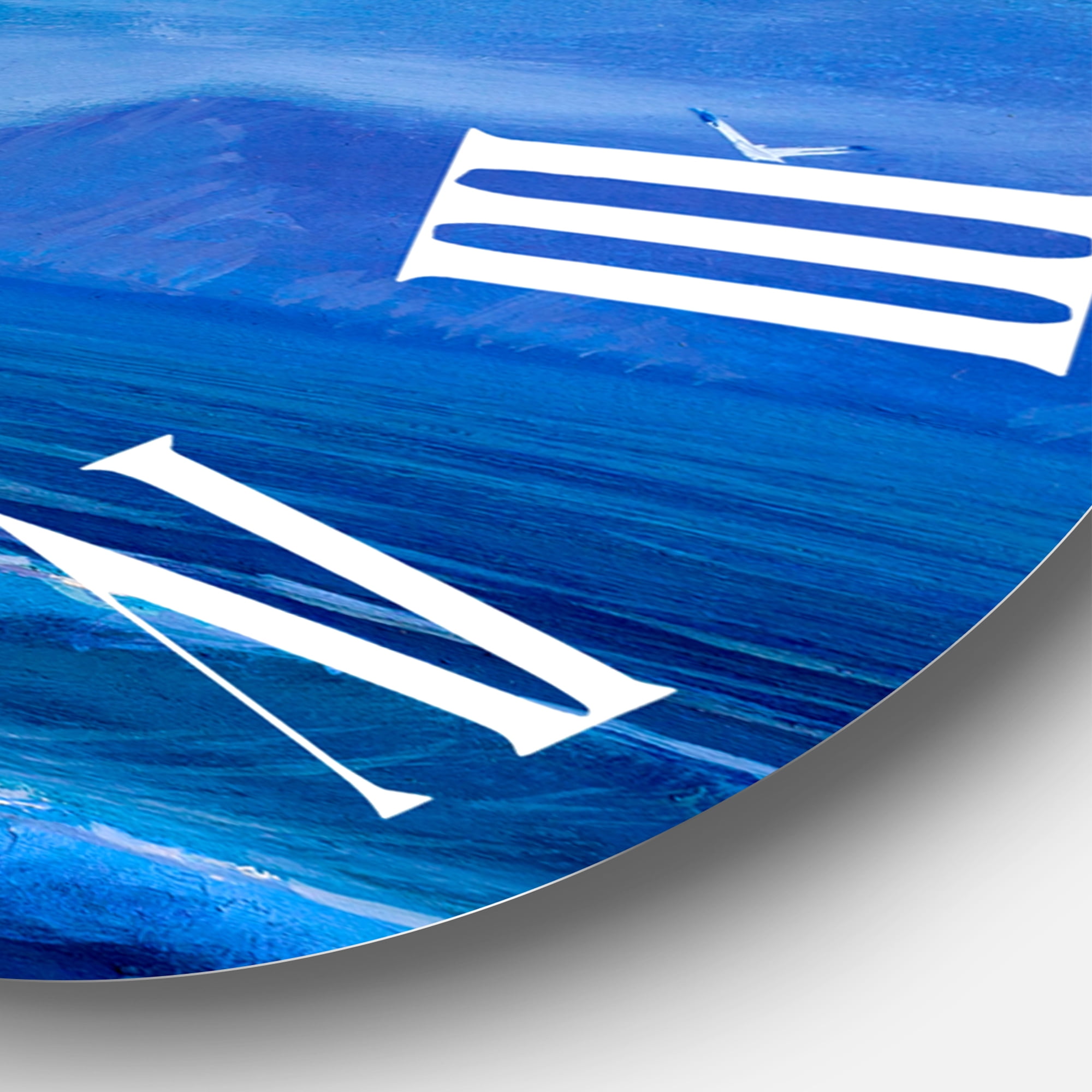 Designart 1 in Coastal Wall Clock