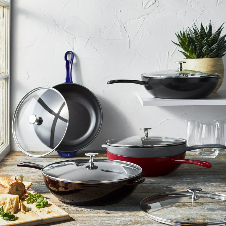 Staub - Wok cm enameled cast iron. 30 with cover - Induction