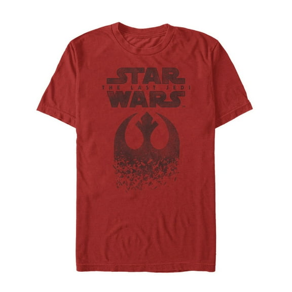 Men's Star Wars The Last Jedi Rebel Logo Fleck  Graphic Tee Red X Large