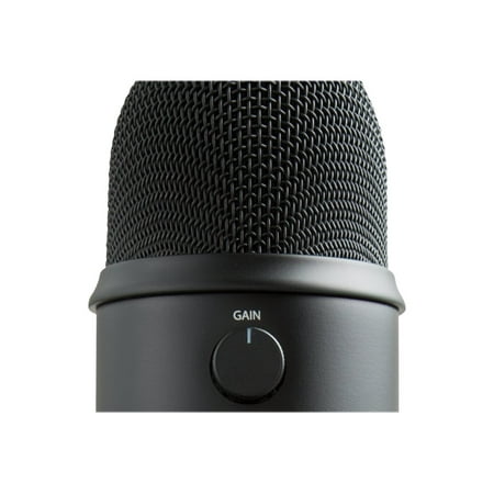 Logitech - Blue Yeti Game Streaming USB Condenser Microphone Kit with Blue VO!CE, Exclusive Streamlabs Themes, Custom Pop Filter
