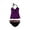 Purple, variant on Profile Womens Starlet Aztec 2 Piece Tankini, Purple, 10
