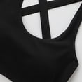 thumbnail image 5 of UQJfacai Girls Sports Training Bra Kids Athletic Cross Back Seamless Padded Bras Camis Dance Yoga Crop Tops 5-15 Years, 5 of 6