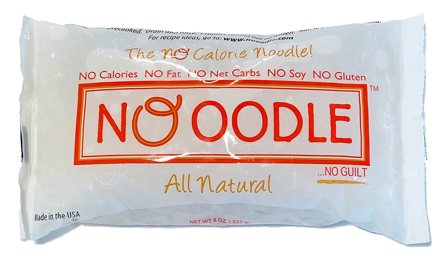 NOoodle No Carb Pasta, Noodle Alternative, Zero Calories, Gluten Free