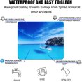 thumbnail image 4 of Upgraded Mouse Pad with Durable Stitched Edge,11.8"×9.8"×0.12" 30% Durable Mouse Pads for Wireless Mouse,Non-Slip Rubber Base Waterproof Coating Mousepad for Laptop,Computer, Office,Home, Ocean, 4 of 6