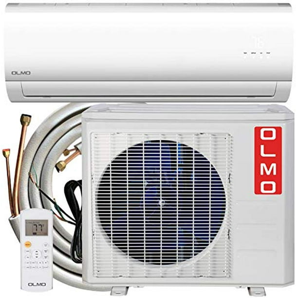 Olmo Alpic Ductless Mini Split Air Conditioner 12 000 Btu 115v 60hz 16 Seer With 16 Installation Kit Walmart Com Walmart Com
