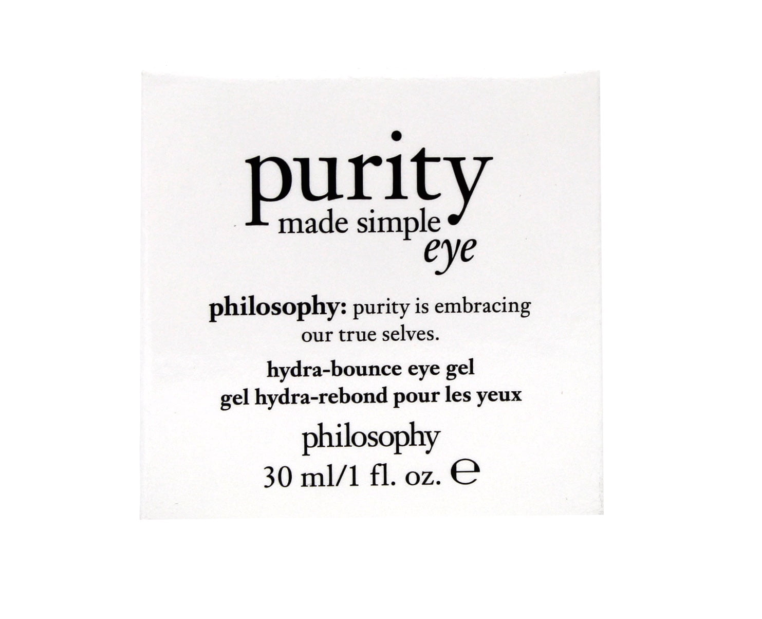 Philosophy Purity Hydra-Bounce Eye Gel 1 Ounce