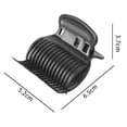 thumbnail image 4 of 12 Pieces Hot Roller Clips, Hot Roller Hair Clips, Plastic Curler Claw Clips, Replacement Roller Clips, For Hair Section Styling, 4 of 5