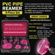 thumbnail image 3 of Kit escariador de tubos de PVC E-Cowlboy Premium de 9 piezas para 1/2 taladros, 3 of 8