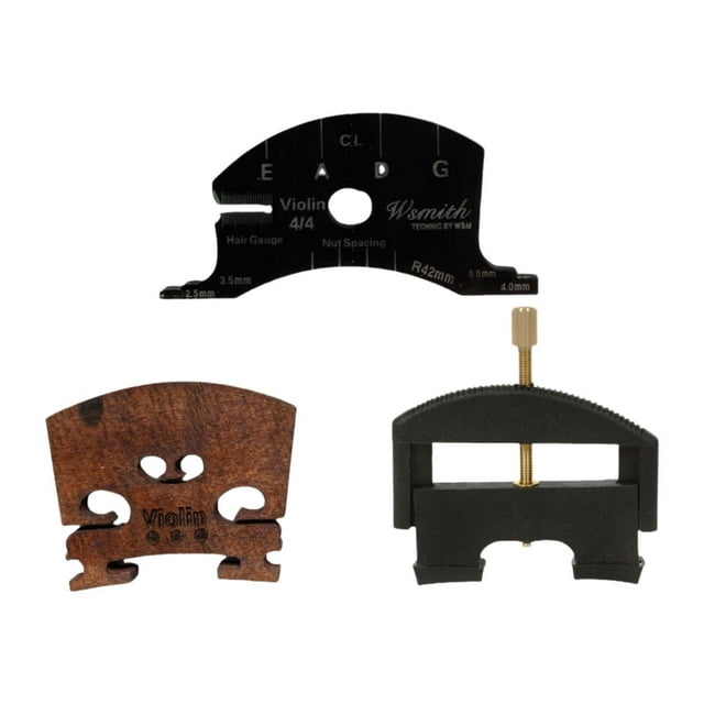 MERIGLARE 4/4 Violin String Lifter Bridge String Lifter Template Tool Professional Repair High Performance Replace Kit Violin Parts Style A
