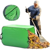 80 Gallon Leaf Collector Bag, Collapsible Trash Can Yard Waste Portable Pop Up Bags, Reusable Garden Bags for Leaves Lawn
