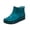 Green, variant on Orthopedic Rain Boots for Women, Wide Fit Slip On Arch Support Short Booties, Matte Solid Tone Outdoor Garden Work Shoes Red