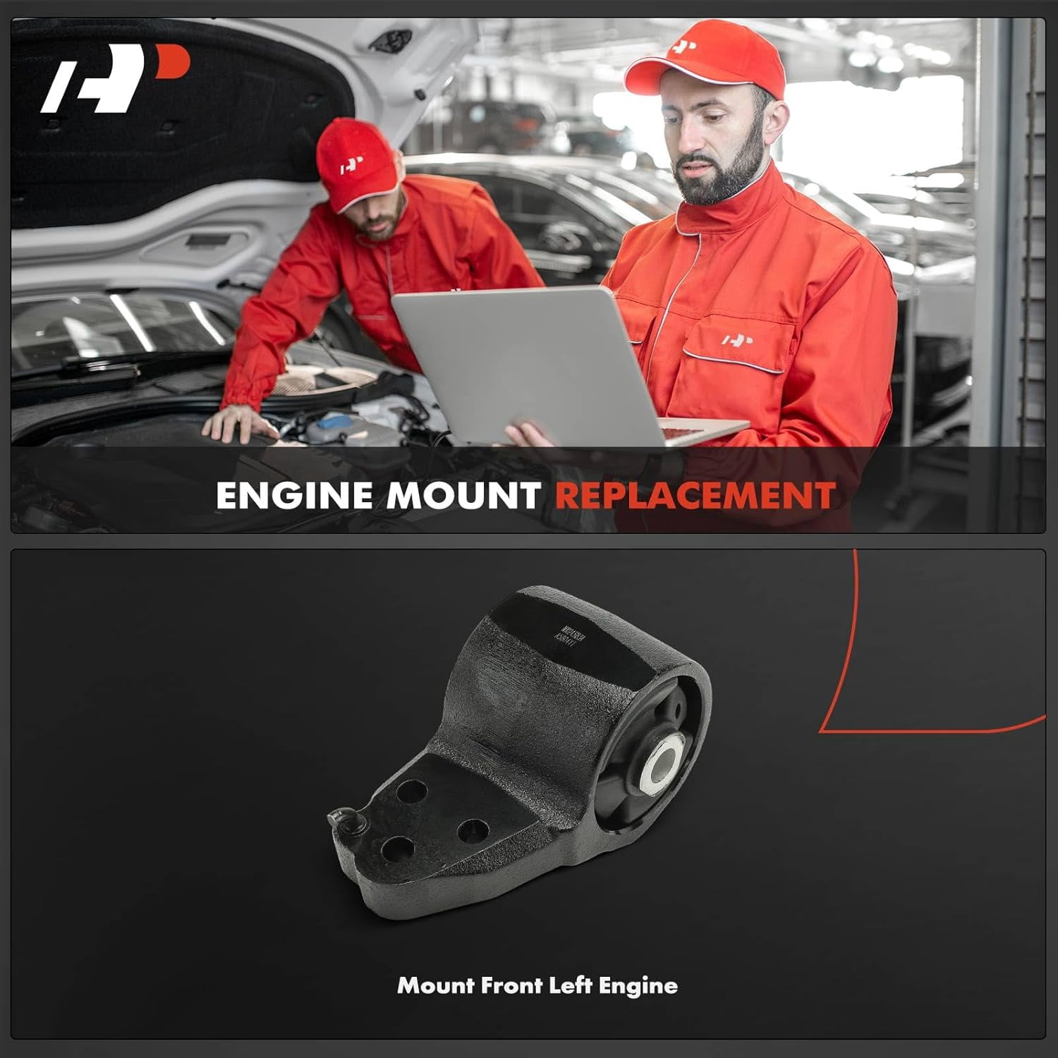 A-Premium Front Left Driver Side Engine Motor Mount Compatible with Ford F-150 F150 2013-2014 3.7L, Expedition 2015-2017 3.5L & Lincoln Navigator 2015-2017 3.5L