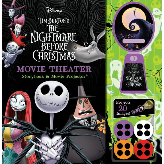 Disney: Tim Burton's the Nightmare Before Christmas Movie Theater Storybook and Movie Projector (Hardcover)