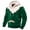 Mint Green, variant on qelini Pullover Hoodie for Men Big and Tall Long Sleeve Outerwear Fall Sweatshirts Solid Color Autumn Winter Casual Coat