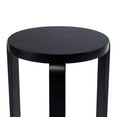 thumbnail image 4 of Mateo Round Backless Stacking Stools - Set of 2 - Black, 4 of 5