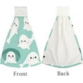 thumbnail image 3 of Hanging Towels 2 Pcs, Dish Towels Cute Baby Seal Pup Absorbent Hand Towels with Hanging Loop Washcloth for Bathroom Kitchen, 3 of 6
