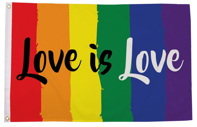 Download Love Is Love Rainbow 3 X5 Flag Rough Tex 100d Walmart Com Walmart Com