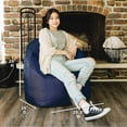 thumbnail image 3 of Big Joe Joey Bean Bag Chair for Kids/Teens, 2.5 ft Smartmax Lounge Chair, Easy-Clean & Lightweight, Navy, 3 of 8