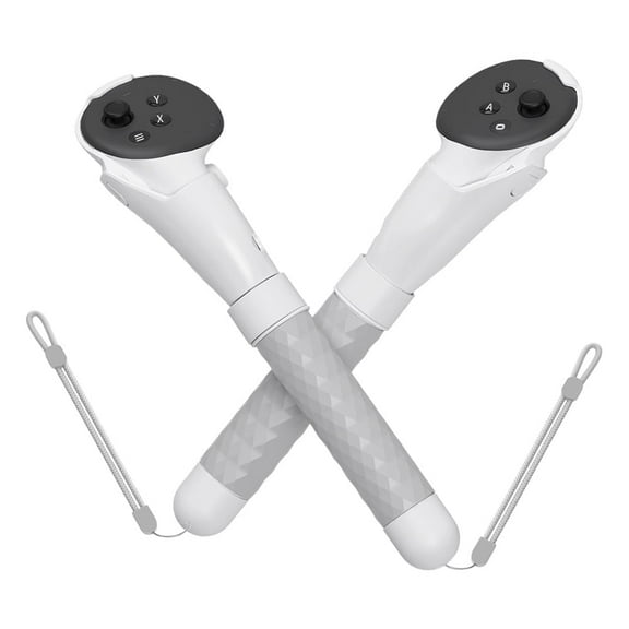 VR Handle Attachment for Meta Quest 3S/3 Controller Accessories, Handle Extension Grips Compatible with Oculus, Gorilla Tag Long Arms Grips, for Beat Saber More Better Experience