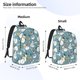 thumbnail image 2 of Easygdp Snowflake Scarf Snowman Mochila de Lona Resistente para Laptop, Compatible con Laptops de 15 a 17 pulgadas, Ideal para Escuela, Trabajo y Viajes-Small, 2 of 5