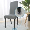 thumbnail image 7 of Clear Chair Leg Caps Feet Furniture Floor Protector 8pcs 1"x1.5" (25x38mm), 7 of 7