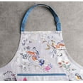 thumbnail image 3 of Maison d' Hermine Equinoxe - Grey 100% Cotton 1 Piece Kitchen Apron with an Adjustable Neck & Hidden Centre Pocket with Long Ties for Women Men Chef Spring/Summer (27.50"x31.50"), 3 of 3