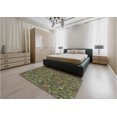 thumbnail image 5 of Ahgly Company Machine Washable Indoor Square Transitional Sepia Brown Area Rugs, 6' Square, 5 of 7