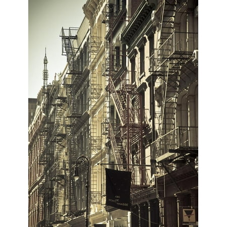 Cast Iron Architecture, Greene Street, Soho, Manhattan, New York City, USA Print Wall Art By Jon