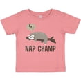 thumbnail image 3 of Inktastic Sloth Nap Champ New Baby Boys or Girls Baby T-Shirt, 3 of 5
