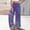 Purple, variant on ZHENHONG Casual Pants for Women Womens Wide Leg Palazzo Pants Boho Floral 2025 Summer Beach Culottes Flowy Casual Trousers For Vacation
