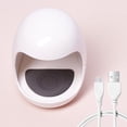 thumbnail image 2 of Nail Phototherapy Lamp, Cute Egg UV Gel Nail Lamp, USB Mini Nail UV Light, LED Therapy Sun Light Dryer, Automatic Sensor Nail Art Tools for Fingernail & Toenail, 2 of 5