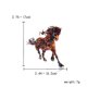 thumbnail image 5 of Guardurnaity Broches Dibujos animados Animales encantadores Tortuga Estampado Esmalte de solapa Insignia Regalo DIY Craft Clips Ropa Ropa, zapatos y accesorios Miscelánea Caballo Guardurnaity AP010235-03, 5 of 6