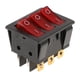 thumbnail image 3 of Interruptor de tipo negro 16A / 30A 250V 9 pines encendido / apagado shamjiam Interruptores de potencia basculante de 9 pines, 3 of 8