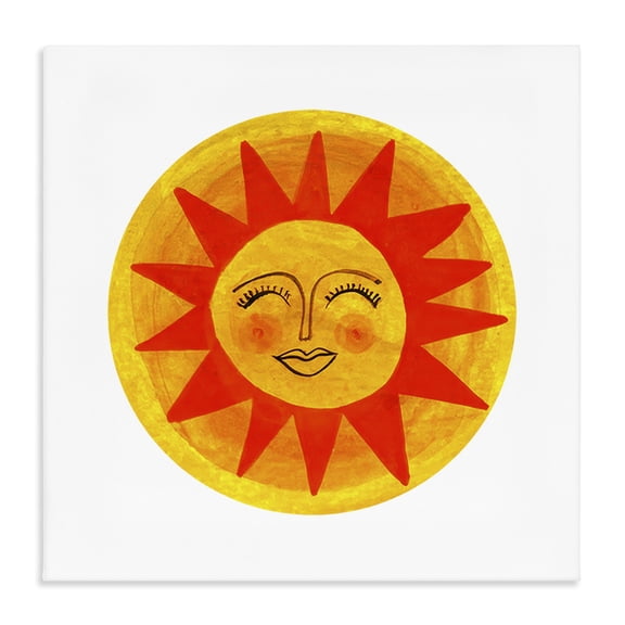 Stupell Industries Southwestern Warm Fiery Sun Canvas Art, 17 x 17, by Katherine Herrell Studio