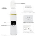thumbnail image 3 of Limpiador facial HUOGUO Ultrasonic Ion EMS Therapy LCD Scrubb, 3 of 5
